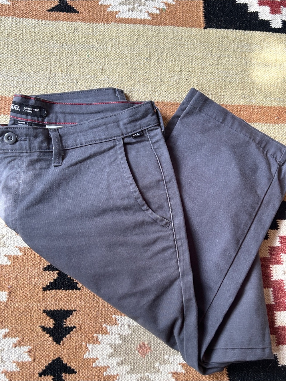 Vans Men's Charcoal Gray Chino Pants